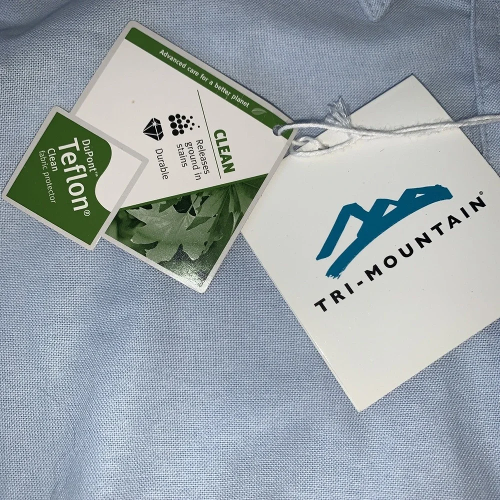 Bragg Heavy Transport LS Blue Shirt Men's 2XL 2XLT Crane Machinery NWT Tall‎
